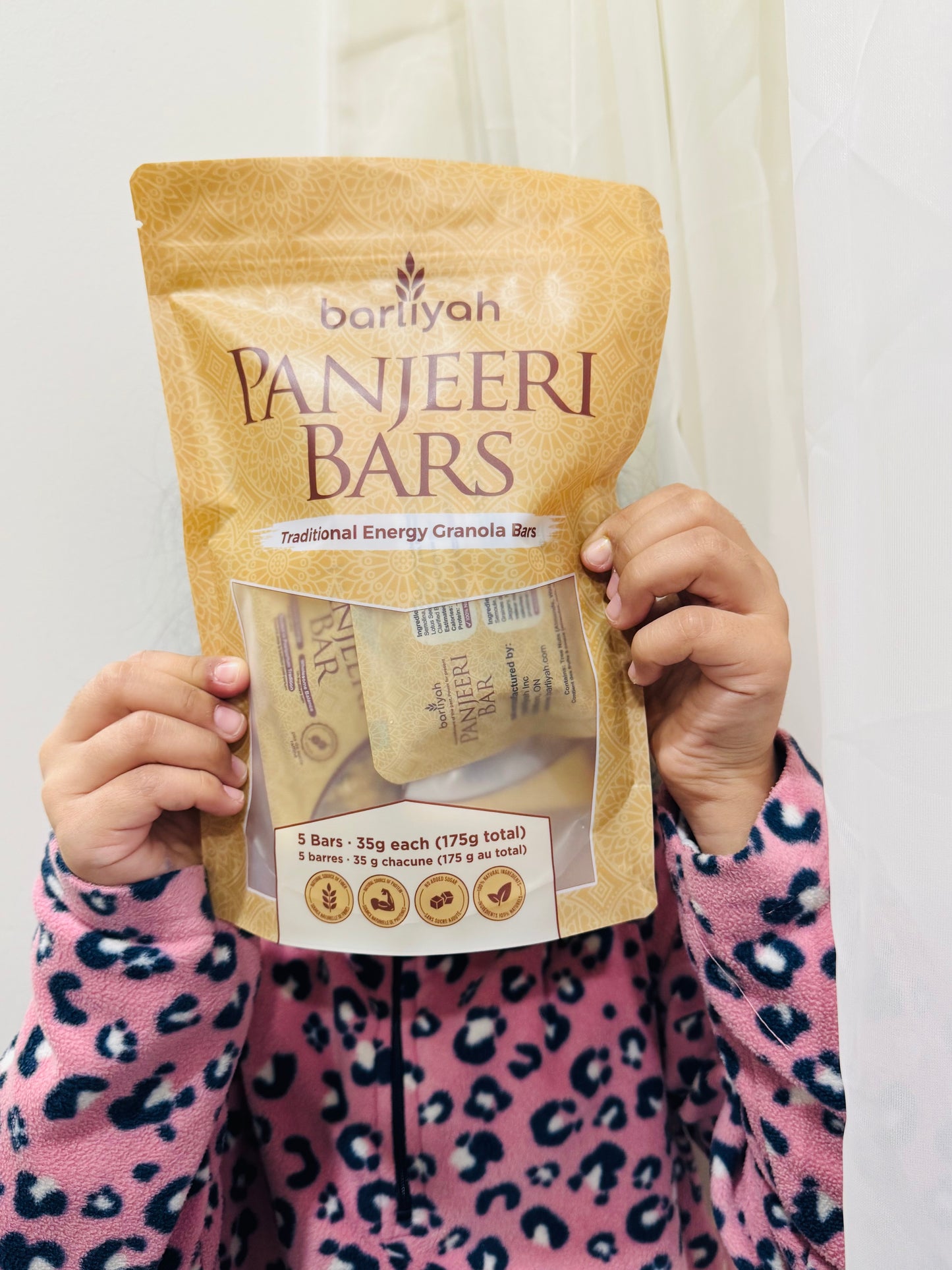 Barres Barliyah Panjeeri – Paquet de 5 | Barres de granola énergétiques traditionnelles pour la période post-partum, les modes de vie actifs et une alimentation saine